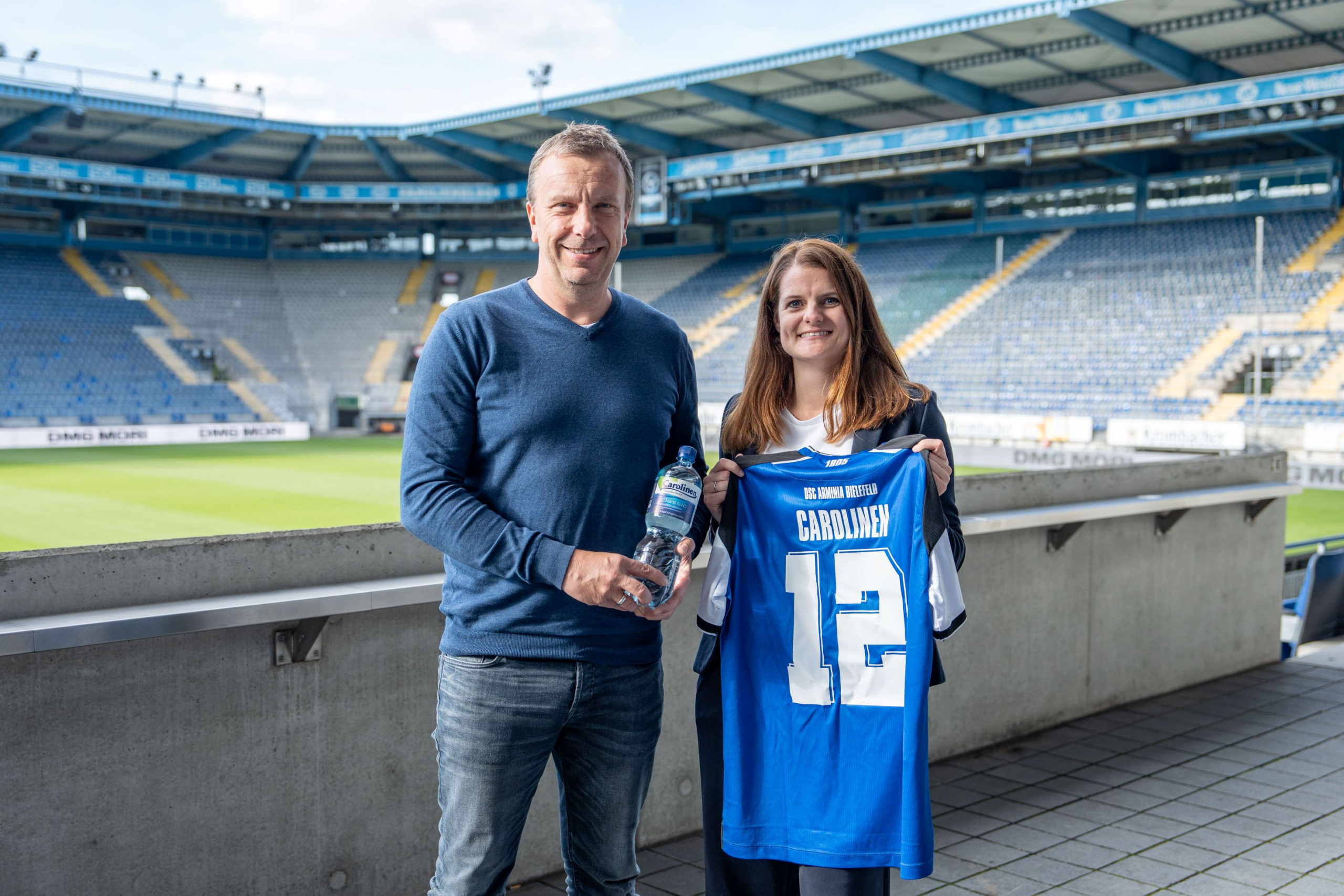 Carolinen und Arminia Bielefeld erneuern Partnerschaft