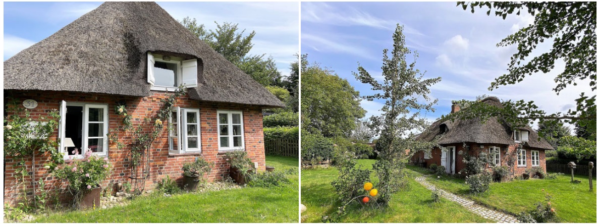 Reetdachhaus direkt vor Sylt und Dänemark