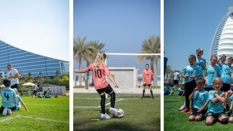 JUMEIRAH BEACH HOTEL: FUSSBALLCAMP MIT LEGENDEN DER ERSTEN LIGA