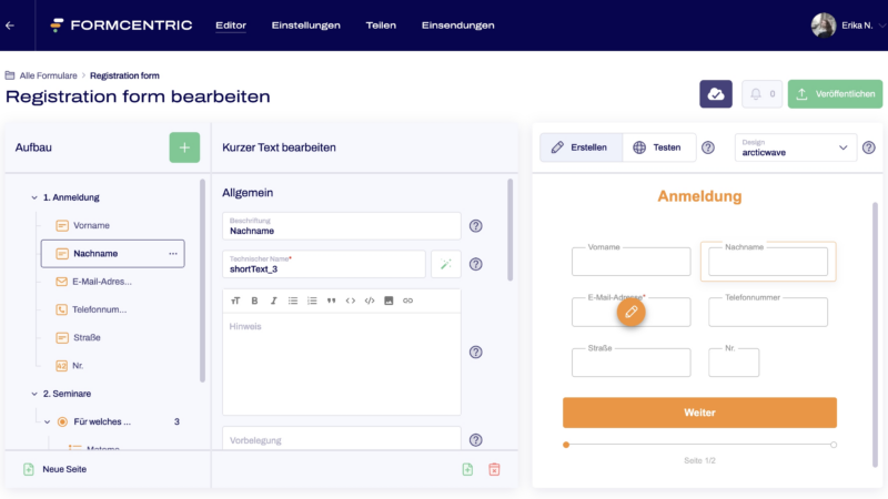 Formcentric Cloud Pressemitteilung