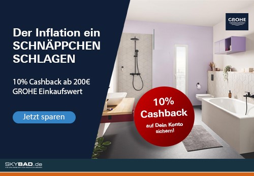 Entdecken Sie den GROHE Inflationsbonus und sparen Sie bares Geld!