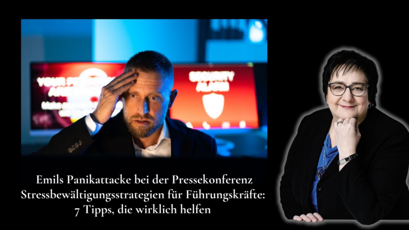 Blackout im Pressetermin – durch Stress zur Panikattacke