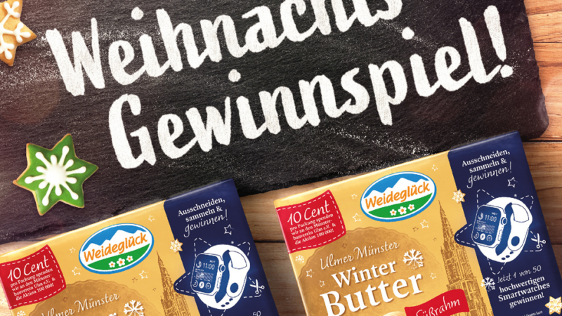 Die beliebte Weideglück Winterbutter ist zurück