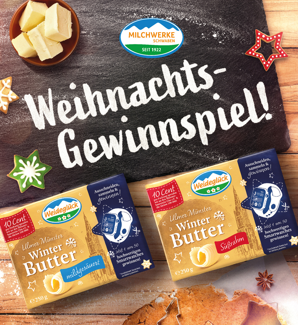 Die beliebte Weideglück Winterbutter ist zurück