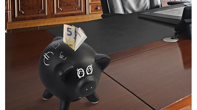 Playtastic Keramik-Sparschwein mit Tafellack zum Beschriften