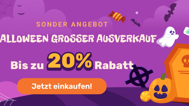 MuConvert führt spezielle Halloween-Bis zu 20% Rabatt