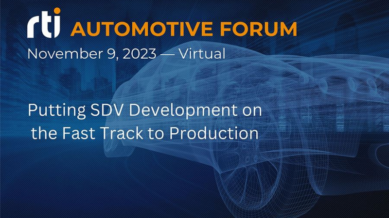 3. Automotive Forum von RTI: Software-Defined Vehicle Development