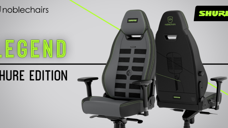 noblechairs LEGEND SHURE Edition – Zwei Legenden treffen aufeinander