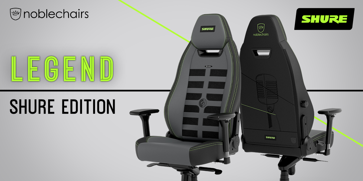 noblechairs LEGEND SHURE Edition – Zwei Legenden treffen aufeinander