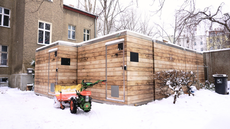 Start der Kältehilfe: Festival-Hütten für Obdachlose