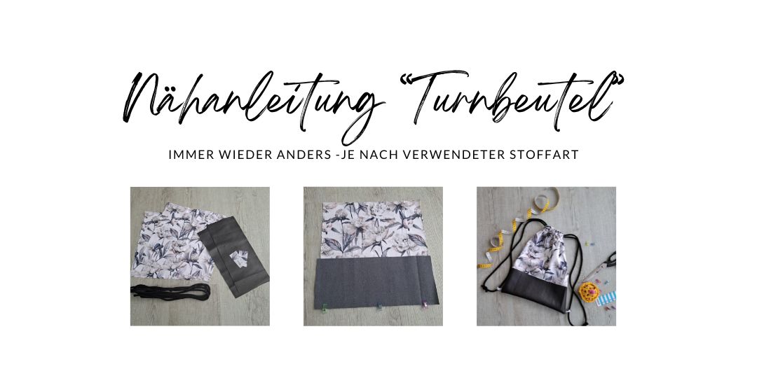 Nähanleitung Turnbeutel – Trending & Modern – einfach nähen