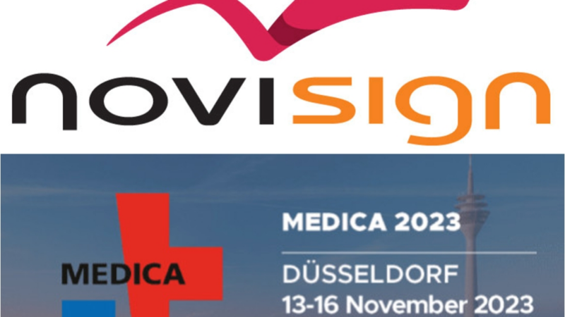 NoviSign ist Aussteller auf MEDICA Düsseldorf