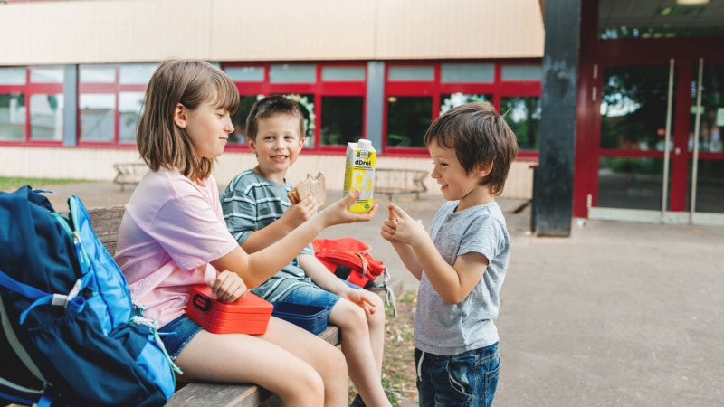 Milch mit natürlichem Vitamin D3 für Kita und Schule