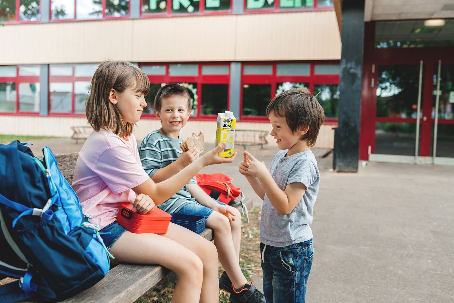 Milch mit natürlichem Vitamin D3 für Kita und Schule