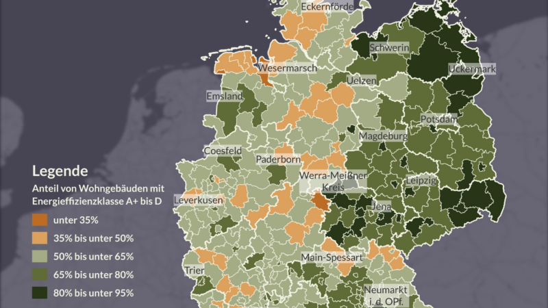 GeoMap-Analyse: Welche Regionen führen in puncto Energieeffizienz?