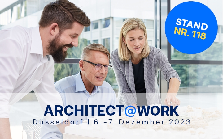 Innovationen für nachhaltige Gebäude: GEZE auf der ARCHITECT@WORK in Düsseldorf
