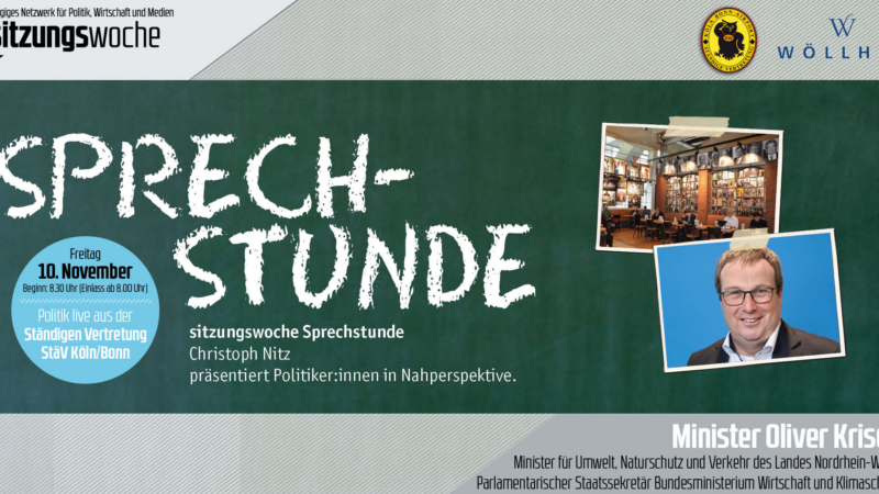 „Wir brauchen in NRW eine Erhaltung der Infrastruktur“ – Minister Oliver Krischer zu Gast bei „Politik am Morgen“ am Köln Bonn Airport