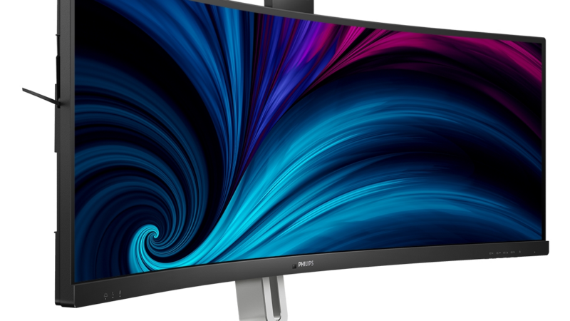 Für optimales Teamwork: Der neue Philips 49B2U5900CH Monitor mit Busylight und 5-MP-Webcam