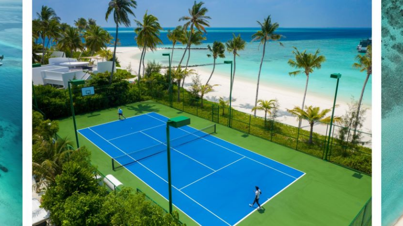 Grand Slam Tennis im Jumeirah Maldives Olhahali