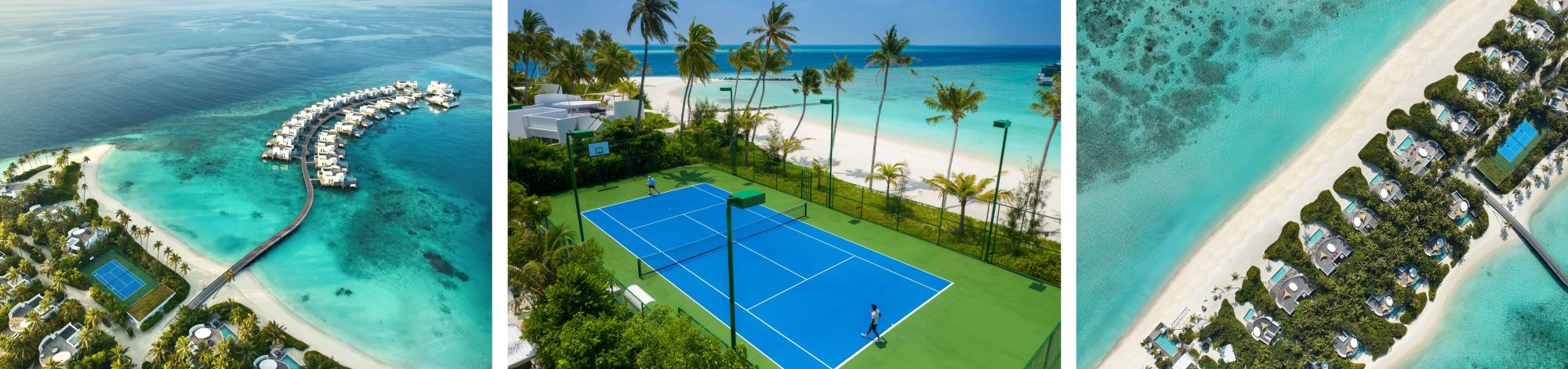 Grand Slam Tennis im Jumeirah Maldives Olhahali