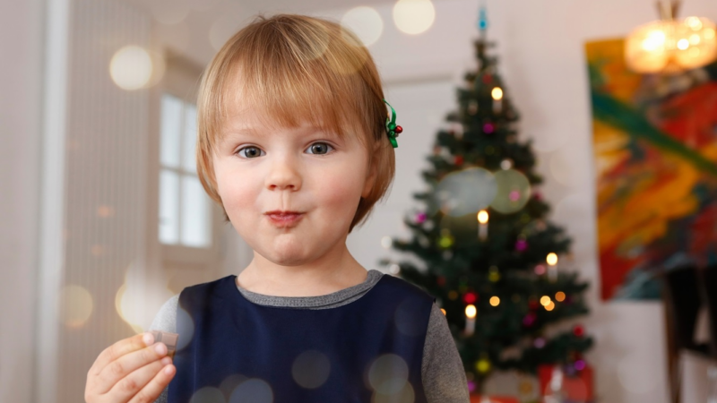 Vorfreude auf Weihnachten für alle Kinder