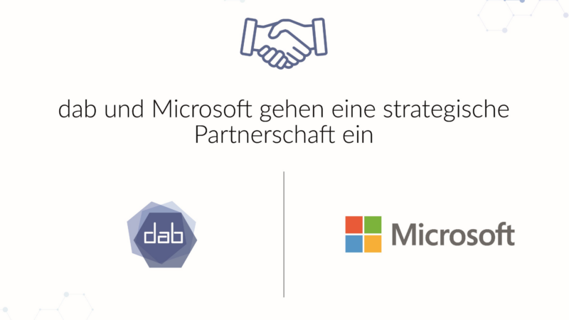 dab und Microsoft gehen strategische Partnerschaft ein