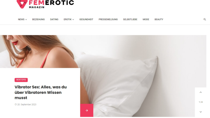 Femerotic.de – Neues Erotik-Online-Magazin für Frauen