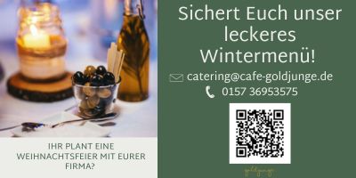 Festlicher Genuss für unvergessliche Weihnachtsfeiern – Café Goldjunge verwöhnt mit exquisitem Wintermenü