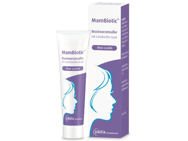 Neu von Pädia: MamBiotic® Brustwarzensalbe