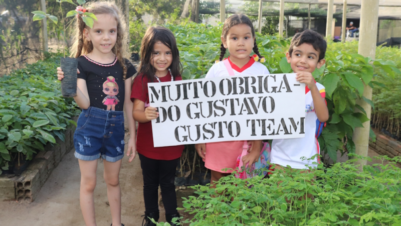 Fazenda Gustavo Gusto – 300.000 Baumsetzlinge großgezogen