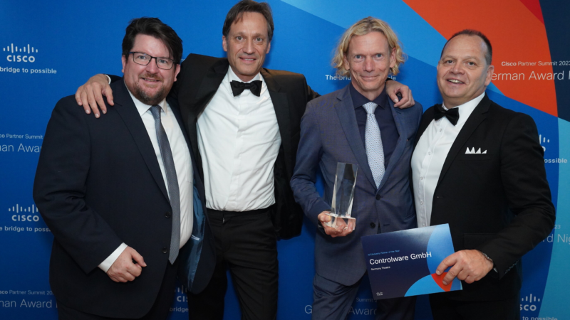 Controlware ist „IoT/Industry Partner of the Year 2023“ von Cisco Systems