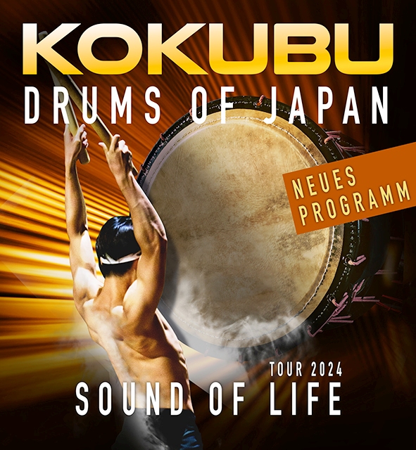 The Drums of Japan: KOKUBU gehen mit „SOUND OF LIFE“ 2024 auf große Deutschland Tournee