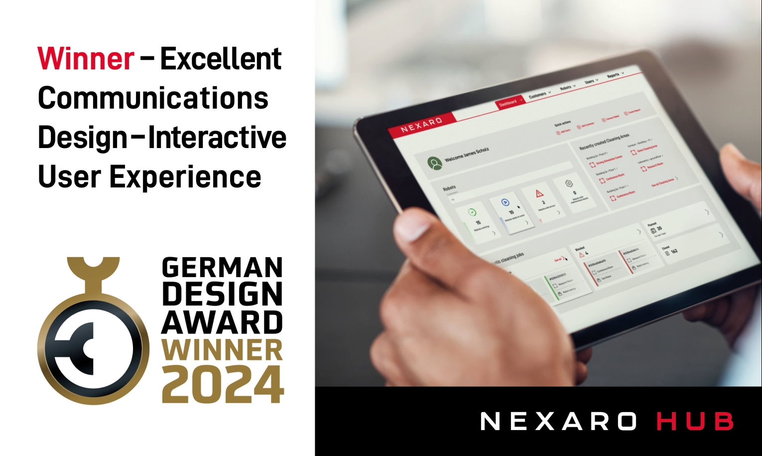 German Design Award für Softwarelösung Nexaro HUB