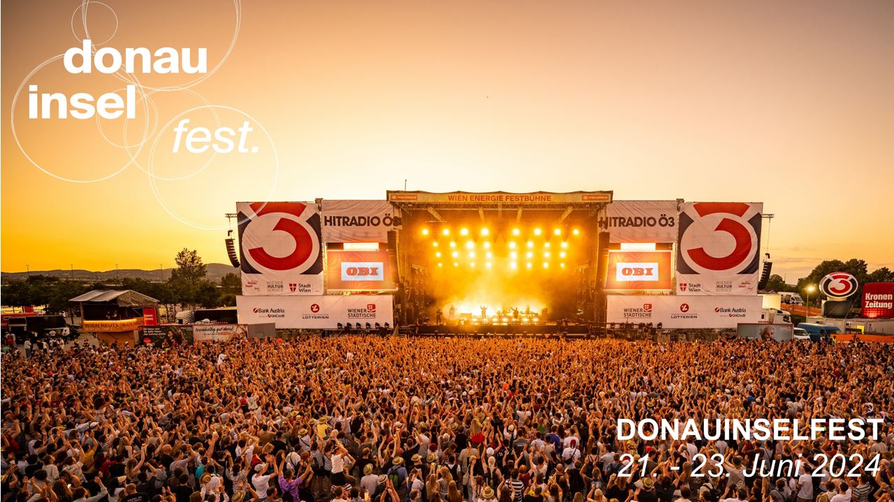 41. Donauinselfest. SAVE THE DATE 21. bis 23. Juni 2024