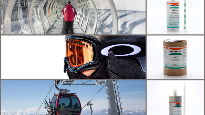 Hochleistungsklebstoffe für Wind, Wetter und Wintersport