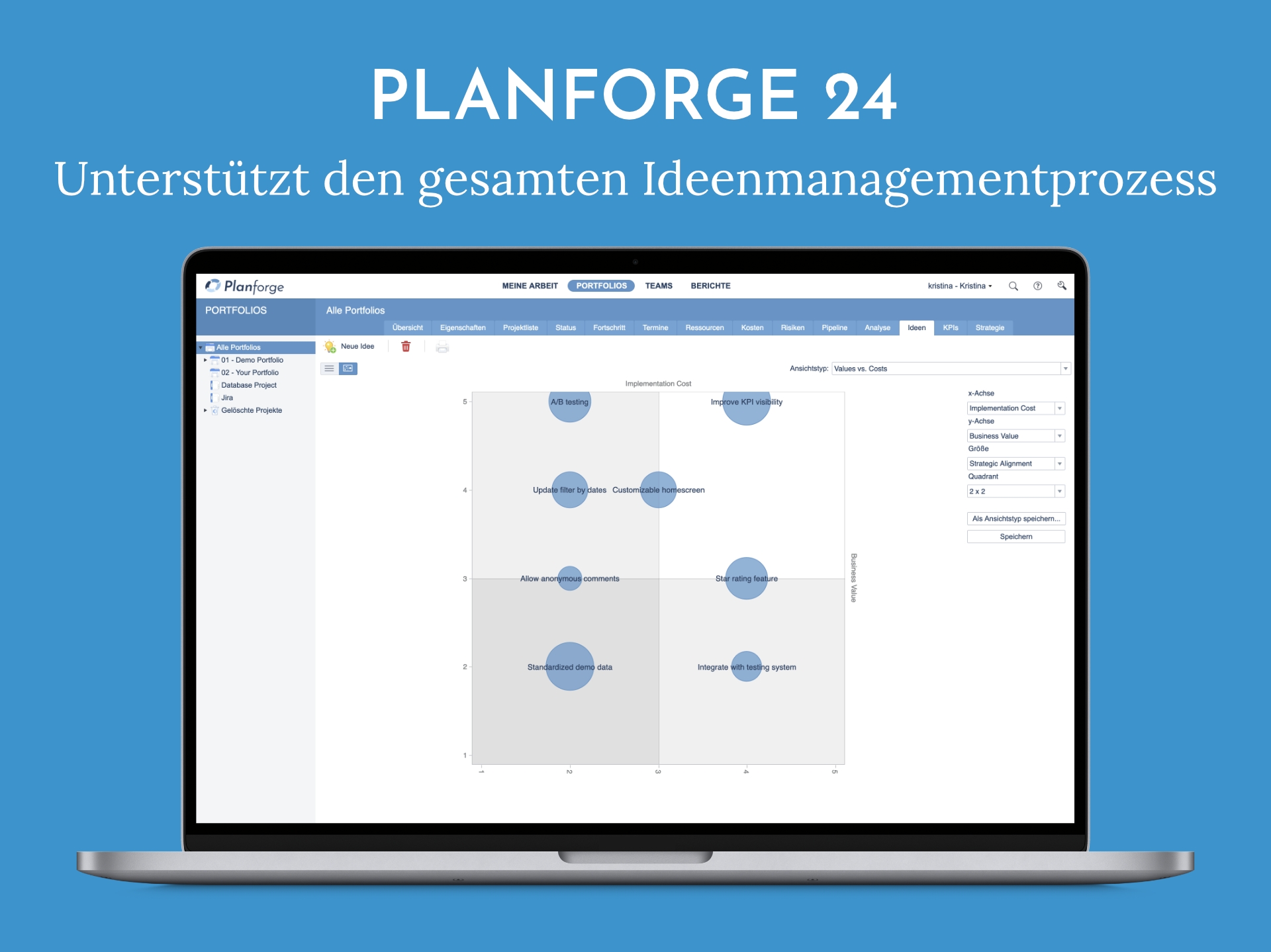 Planforge führt Ideenmanagement ein und vervollständigt damit sein hybrides PPM-Angebot