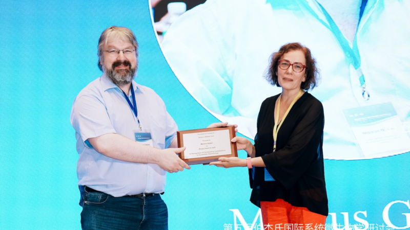 Honoured: Markus Göker from the Leibniz Institute DSMZ received the internationally renowned Bergey Award