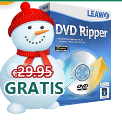 Leawo DVD Ripper ist ab sofort kostenlos zu erhalten