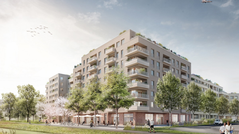 Schultheiß Projektentwicklung AG baut für BayernHeim 124 geförderte Wohnungen in Nürnberg-Lichtenreuth