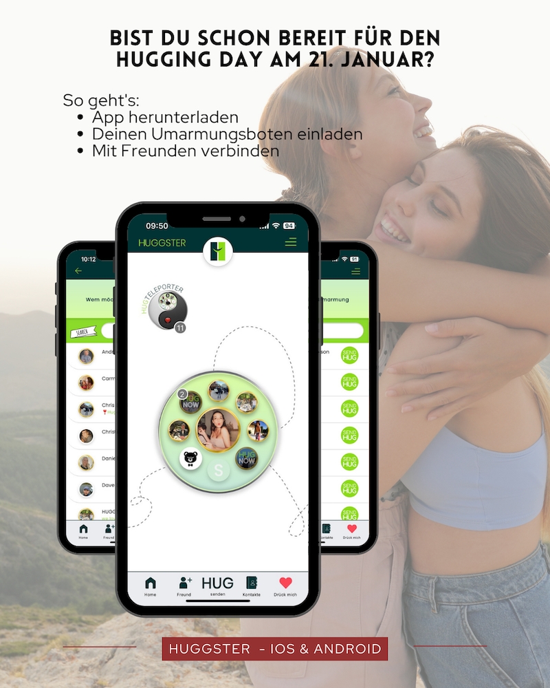 HUGGSTER: Digitale Umarmungen werden real
