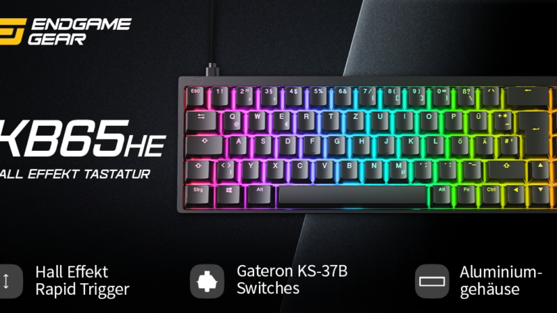 Endgame Gear KB65HE – Einfach besser Spielen