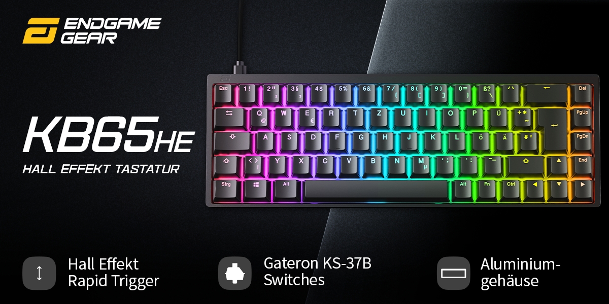 Endgame Gear KB65HE – Einfach besser Spielen