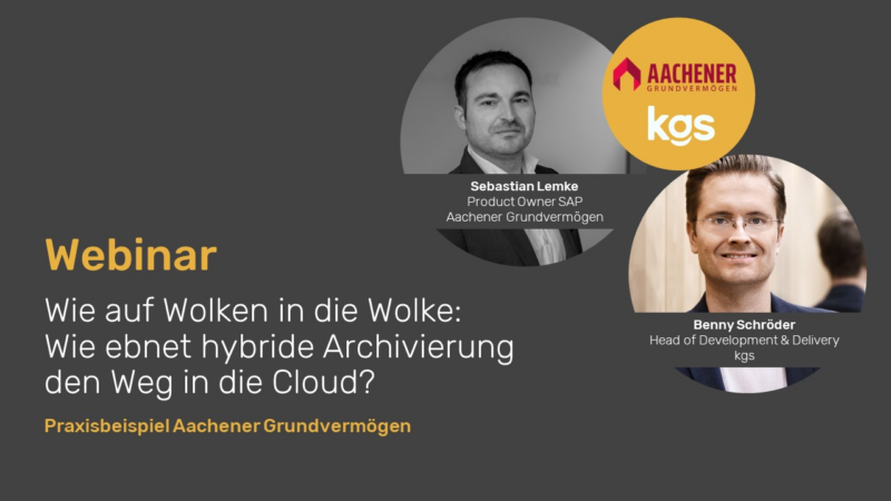 Webinar: Aachener Grundvermögen – so ebnet die hybride Archivierung den Weg in die Cloud