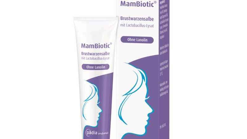 MamBiotic® Brustwarzensalbe mit innovativem Lactobacillus-Lysat für beanspruchte Brustwarzen