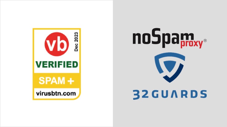 NoSpamProxy wird erneut mit VBSpam+ Award ausgezeichnet