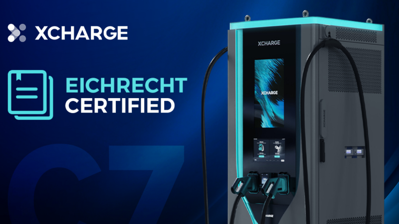 Ultra-Schnellladelösung von XCharge erhält Eichrecht-Zertifizierung