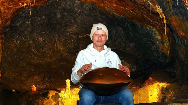 Klang und Stille im Naturheilstollen der Saalfelder Feengrotten