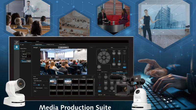 Neue Softwarebasierte Media Production Suite für intuitive und effiziente Videoproduktion