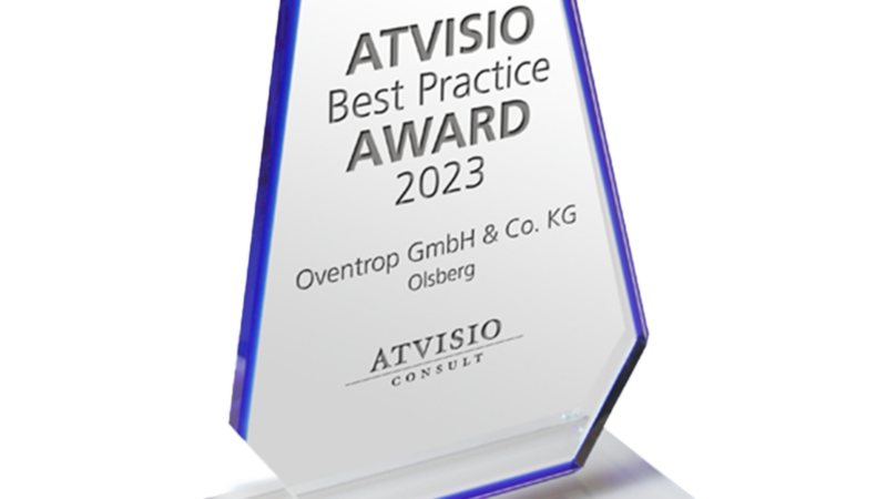 Oventrop gewinnt ATVISIO Award 2023