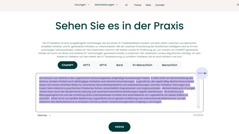 NoPlagiat: Lingua Intellegens stellt neues Tool zur Erkennung KI-generierter Texte in deutscher Sprache vor